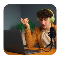 First Click & Heatmaps Man recording himself on a computer