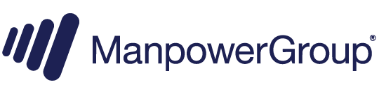 Manpower group logo blue