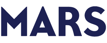 Mars logo blue