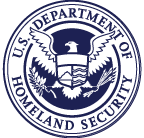 US department of homeland security logo blue