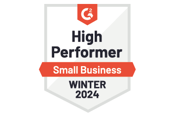 Badge g2 High performer Small Business Winter 2024