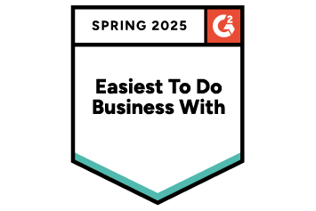 G2 Badges Easiest to do business with 2025 Userlytics