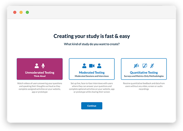 Userltyics' Testing tool environment