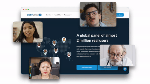 Userlytics’ panel of 2 million global participants in a test study
