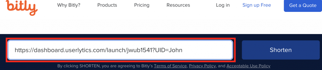 Tracking Functionality