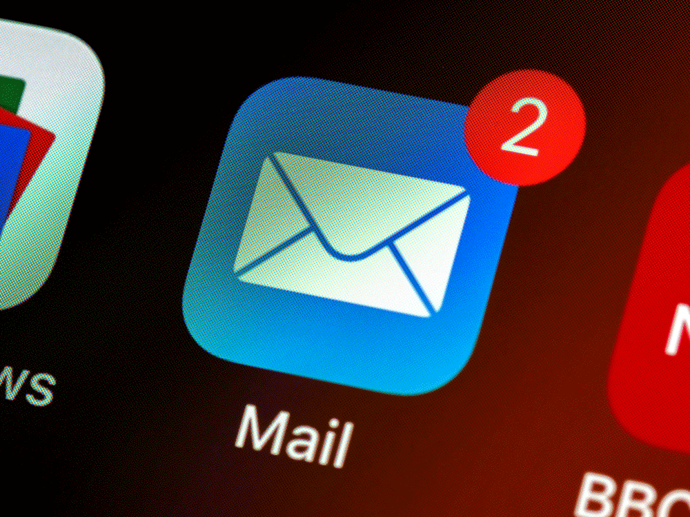 ios mail icon with email notification