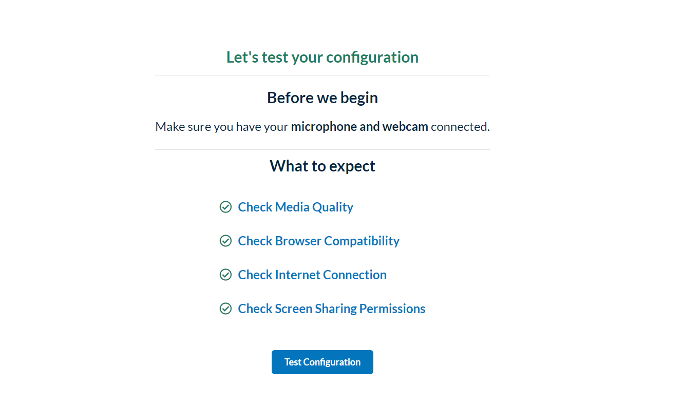Userlytics Unmoderated Testing - Test Configuration