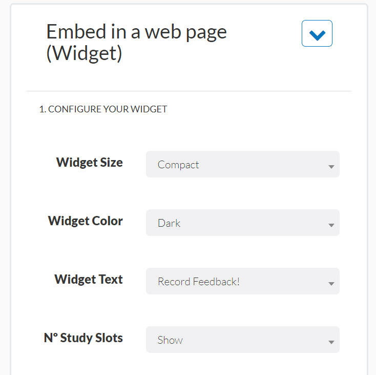 Userlytics Unmoderated Testing - How to embed BYOU widget in a web page.