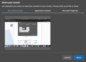 Overlay Web Recorder - share entire screen