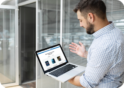 man connected to Userlytics
