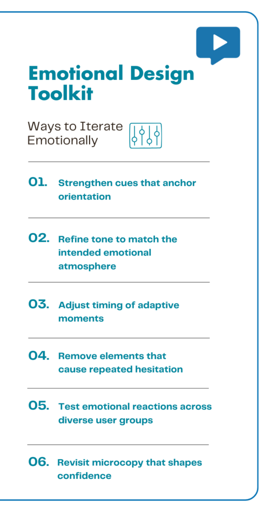 Listicle about emotional design toolkit