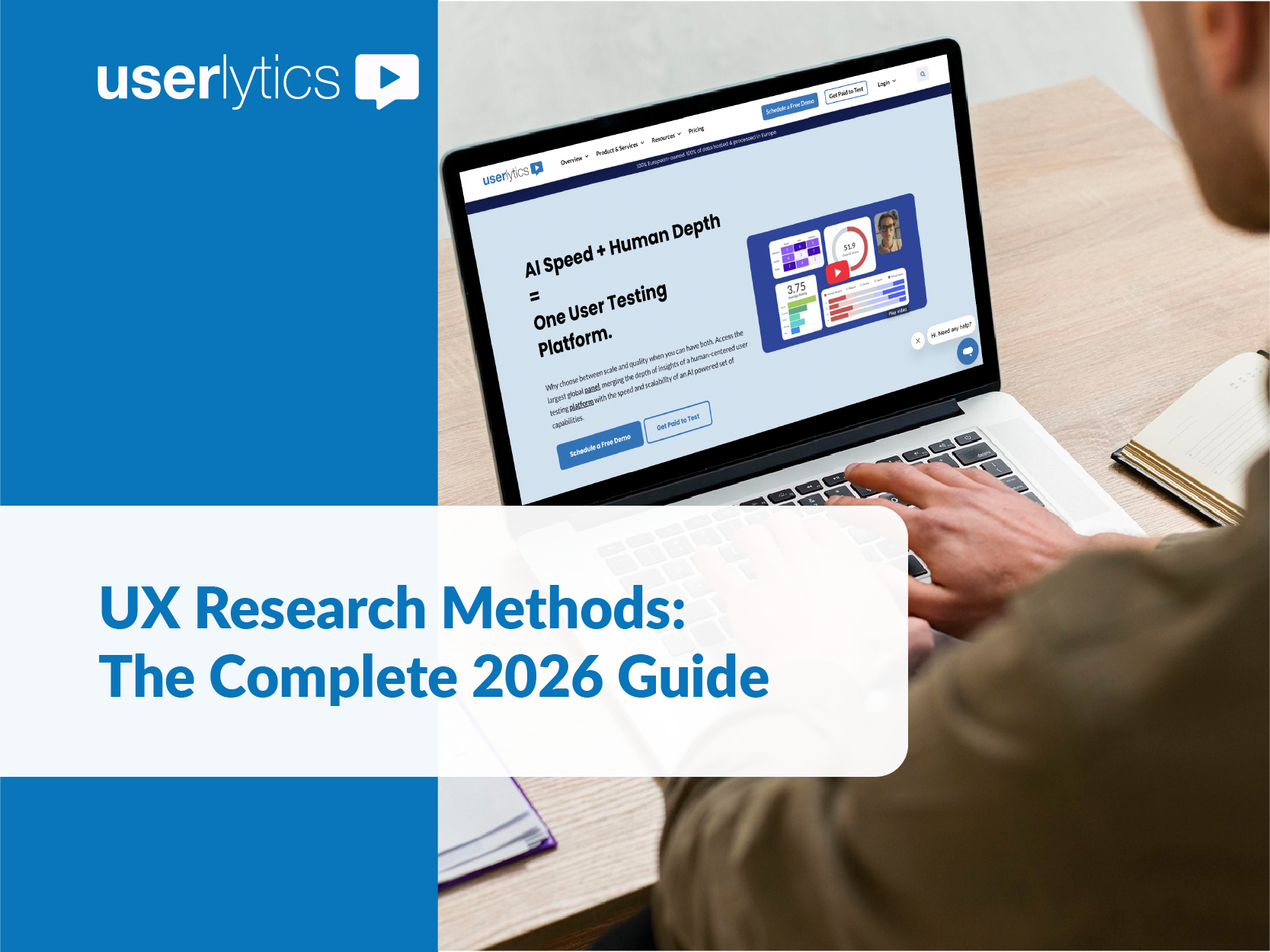 UX researcher conducting a moderated usability testing session with a participant