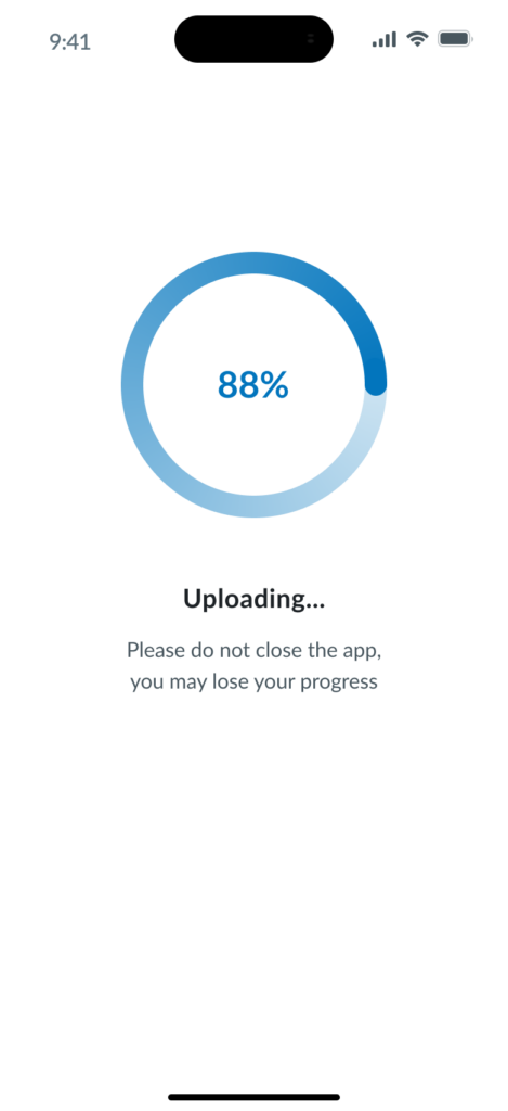 Results uploading