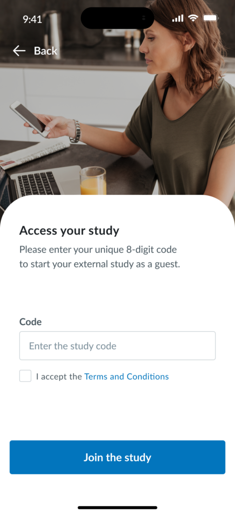 Userlytics Mobile tester app login verification code